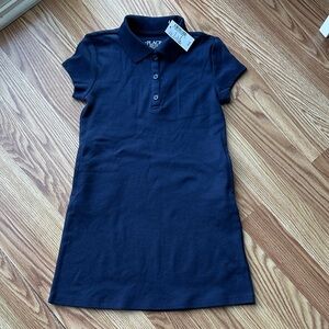 Navy Blue Polo Dress